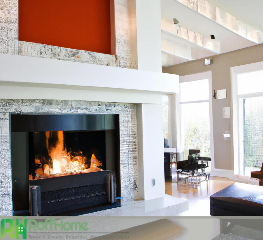 Modern fireplace