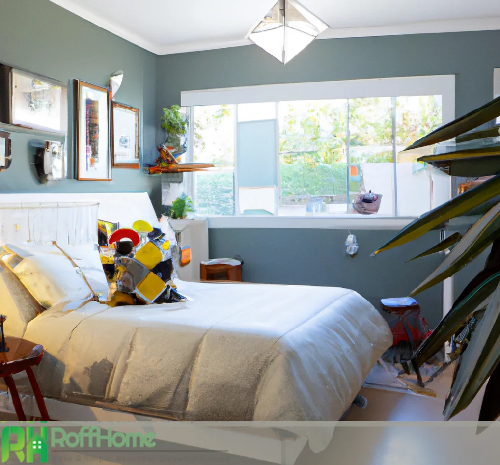 mid-century bedroom