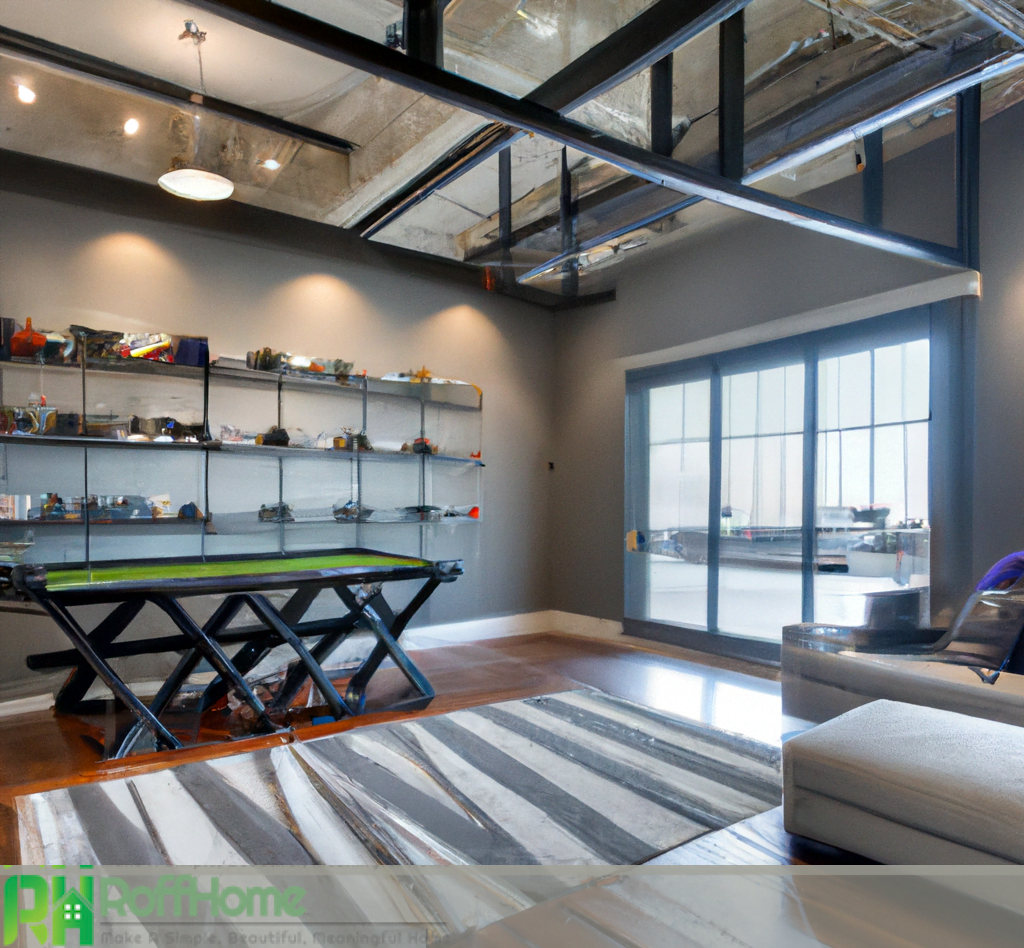 modern game room