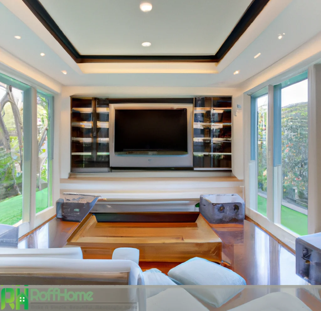 Modern Media Room