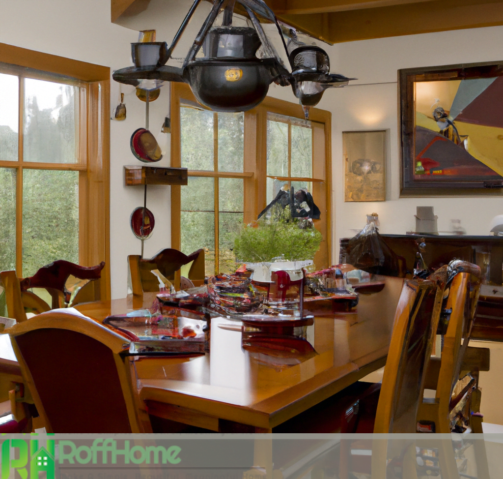 craftsman-style dining room